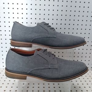 Express | Men's Light Blue Shoes |  Oxfords Lace up Textile upper Round Toe